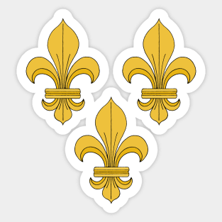 Fleur-de-lis Sticker